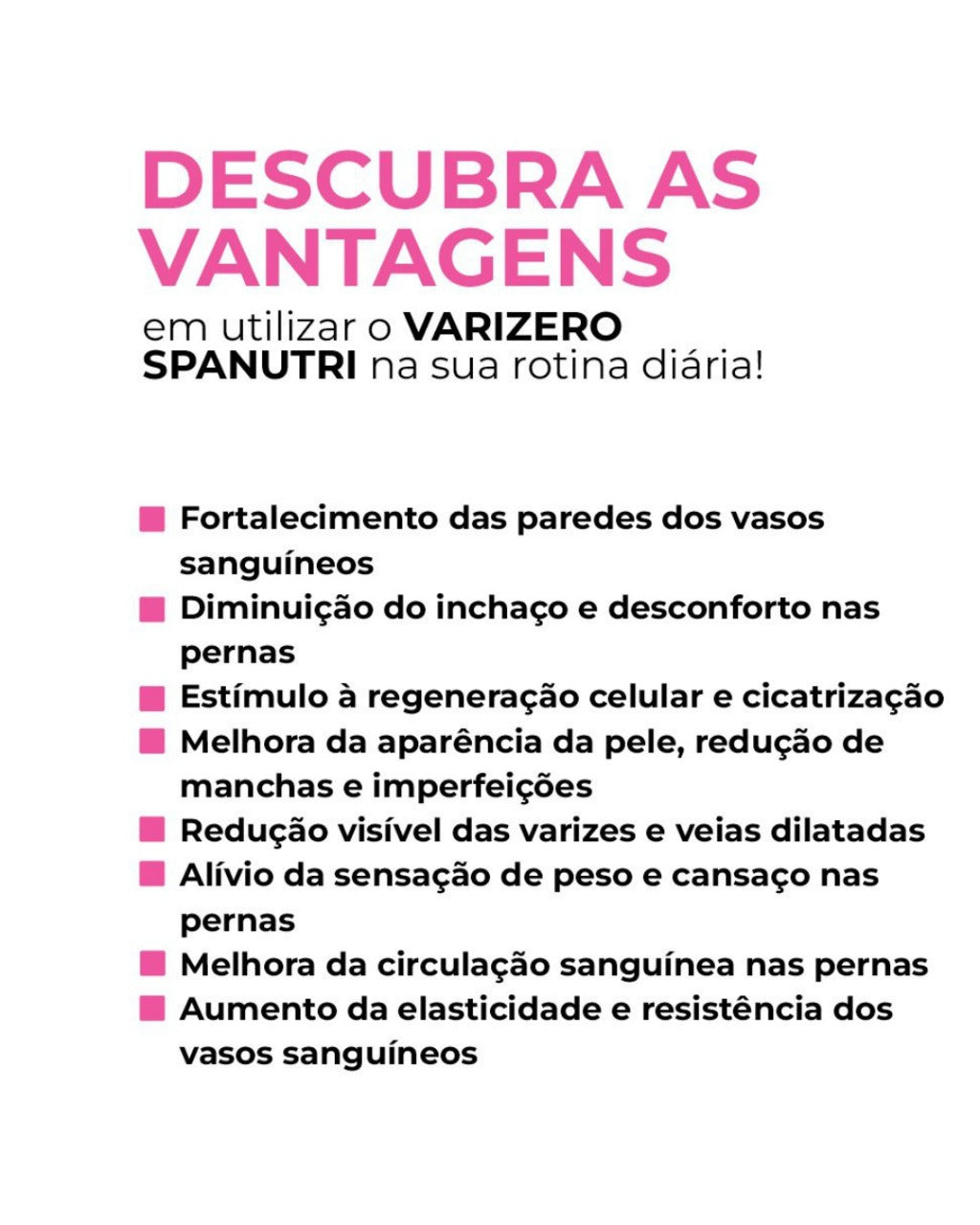 Varizero | Rico em Arginina, Magnésio, Vitamina C, Rutina e Ácido Fólico (60 Cápsulas)