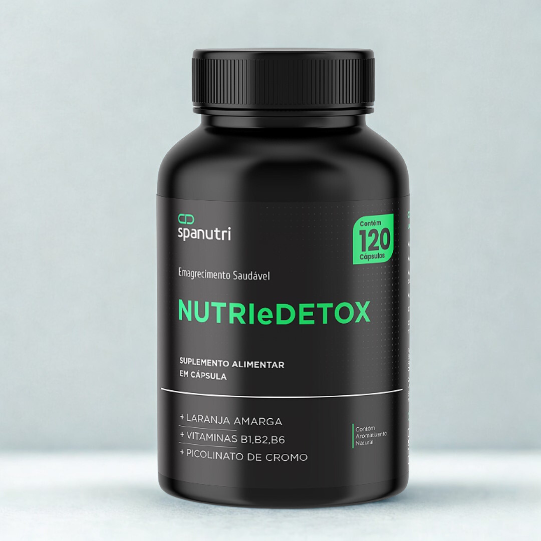 Nutri e Detox – 120 Cápsulas | Fórmula com Complexo B e Magnésio | Desintoxicação e Energia