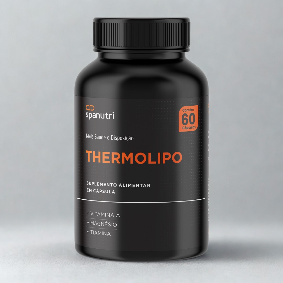 Thermolipo 60 Cápsulas | Termogênico com Vitaminas + Carnitina + Ácido Clorogênico e Magnésio